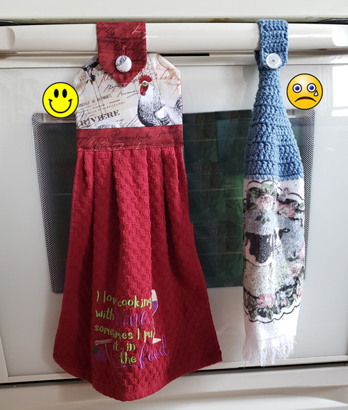 Hanging Kitchen Towel Pattern (+ Video)