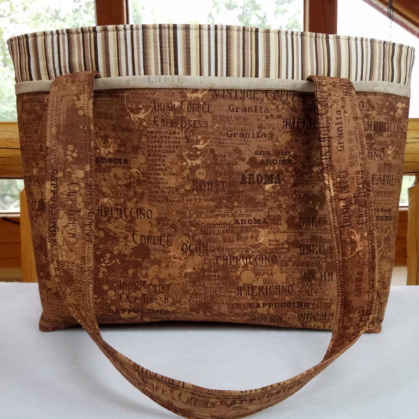 Java Roast handbag, made in the USA