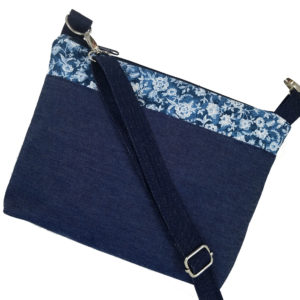 Crossbody Denim & Lace