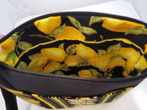 Lemon Tree Crossbody, inside view