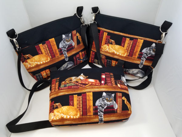 Books & Cats Crossbody