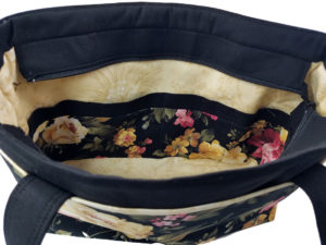 Amanda Shoulder Bag, open, top down view