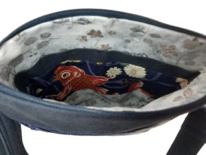 KOI purse crossbody inside