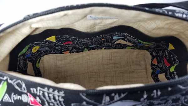 Algebra Shoulder bag inside view