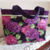 Lilac Garden Zippered Shoulder Bag Top