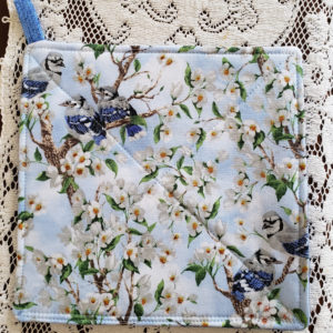 Potholder Bluebirds