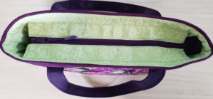 Lilac Garden Shoulder Bag top