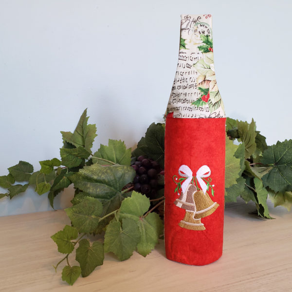 Christmas Wine Tote 3 Bells