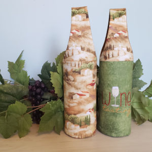 padded wine tote