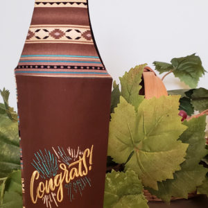 Wine Bottle Tote "Congrats"