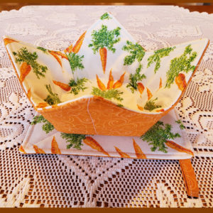 Microwave Bowl Cozy Set Carrots