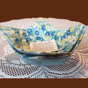 Teal Yellow Microwave Cozy