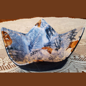 Foxes Microwave Bowl Cozy
