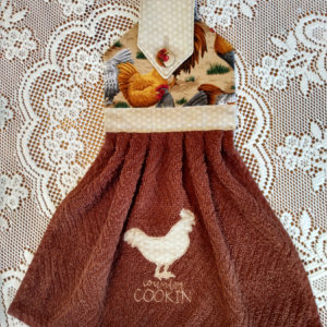 hanging kitchen towel 14 chickens