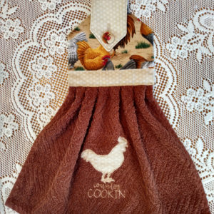 hanging kitchen towel 14 chickens